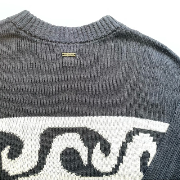 Billabong Wave Fade navy blue lightweight crewneck beach sweater - Picture 5 of 7